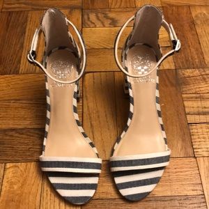 Women’s Vince Camuto Sz 7 Mairana Heels -Striped